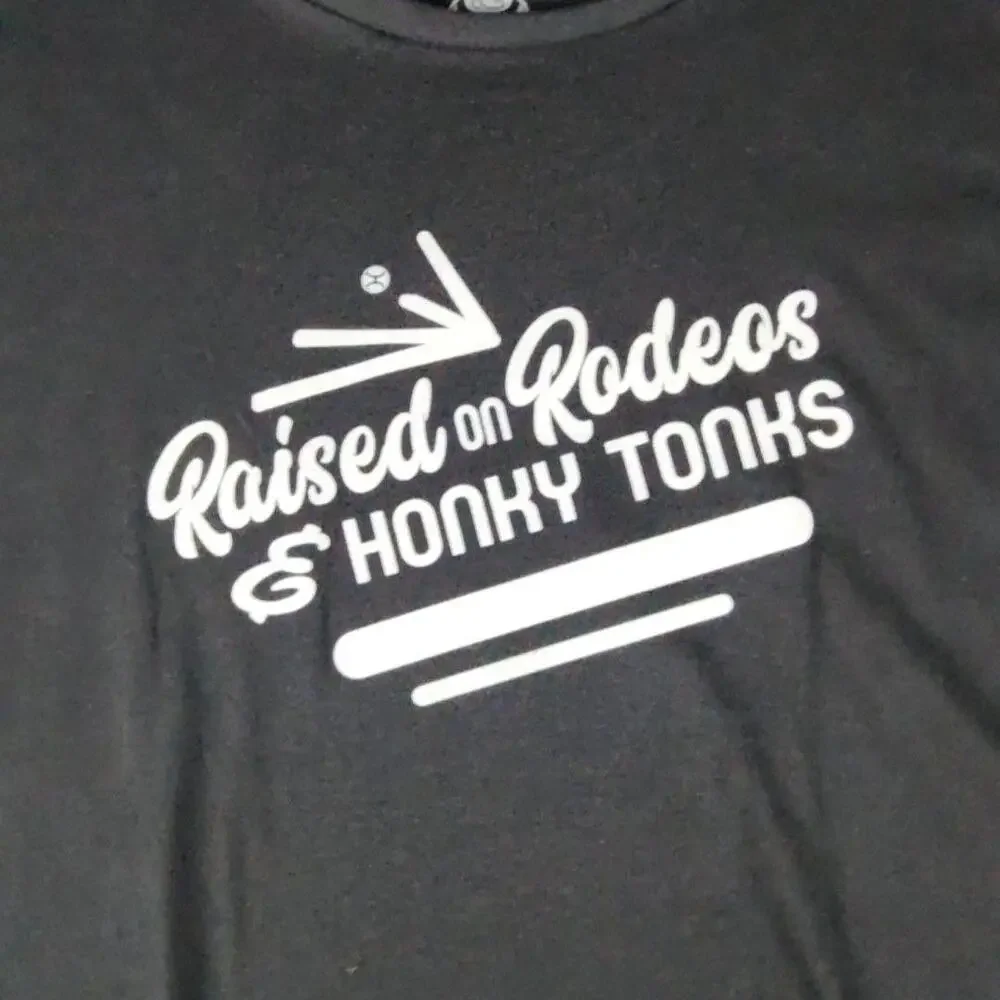 NWT Hooey Shirt Womens XXL Raised On Rodeos Honky Tonks Western Tee